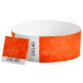 Tyvek 1" Voucher / Tear Off Wristband - Coral Red